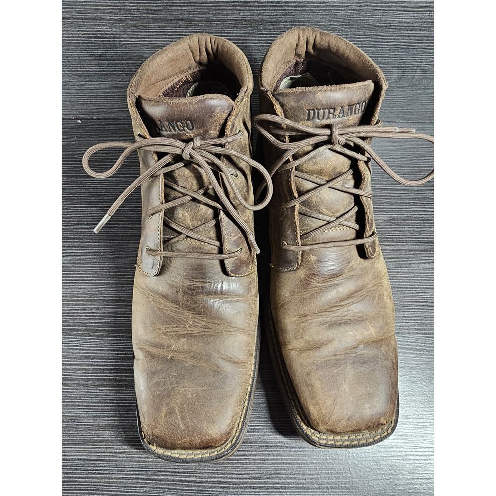 Durango Mens Red Dirt Rebel 5" Square Toe Chukka Western Boots DDB0248 Size 11 - Picture 3 of 10